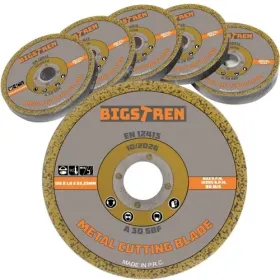 Metāla griešanas disks - 50 gab. Bigstreeten 21639