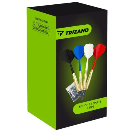 Набор для дартса 12 штук + наконечники Trizand 21658