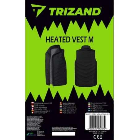 Apsildāma veste M USB Trizand 22126