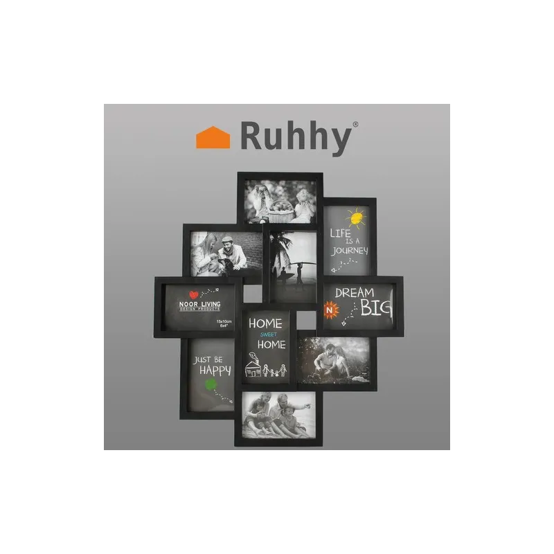 10 Photo Frame - Black