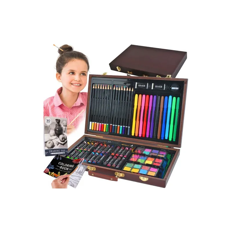 Tapybos rinkinys 81 vienetas lagamine