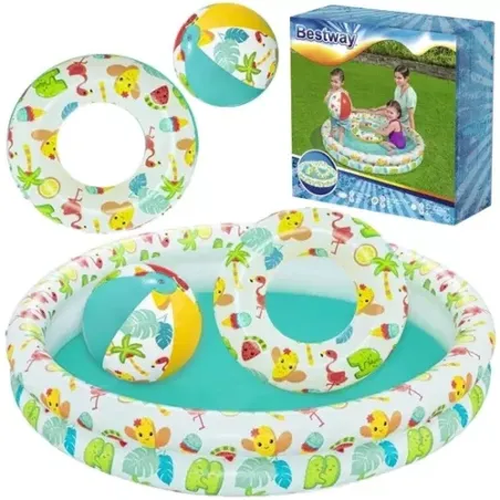 Ilmatäytteinen uima-allas 3in1 lapsille BESTWAY 51124