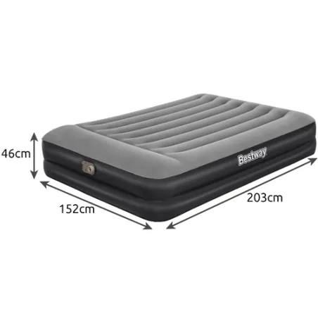 Matracis ar sūkni 203x152x46cm BESTWAY 67403