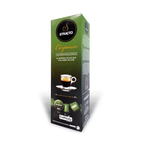 Kavos kapsulės Stracto 80583 Corposso (80 uds)