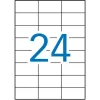 Adhesive labels Apli 1273 100 Sheets 70 x 37 mm White