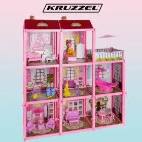 Kruzzel leļļu namiņš 65 cm