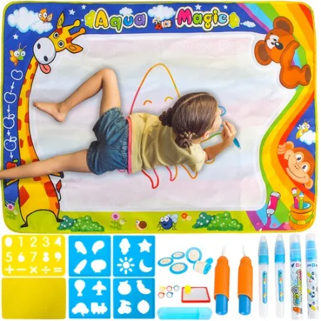Veejoonistusmatt XXL100x80 cm komplekt 22443