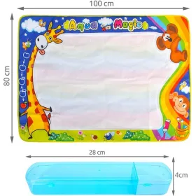 Water drawing mat XXL100x80 cm set 22443
