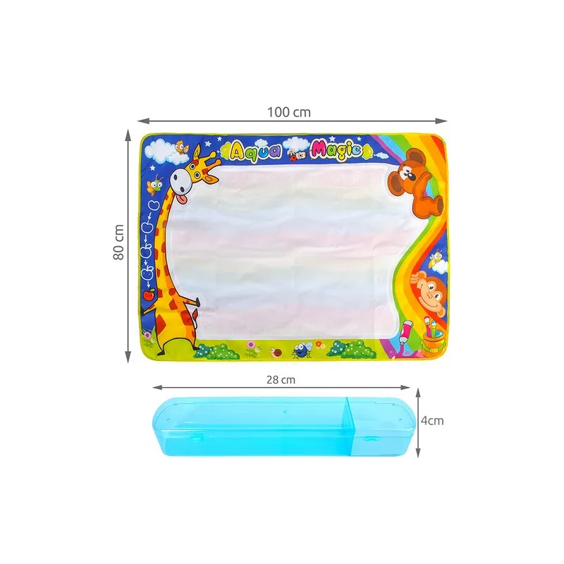 Veejoonistusmatt XXL100x80 cm komplekt 22443