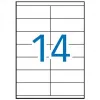 Labels MULTI 3 White 100 Sheets 105 x 42,4 mm