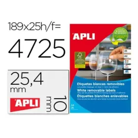 Liimaetiketit Apli 10198 Läpinäkyvä