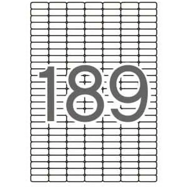 Adhesive labels Apli 10198 Transparent