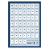 Adhesive labels MULTI 3 White Rounded 500 Sheets 99,1 x 34 mm