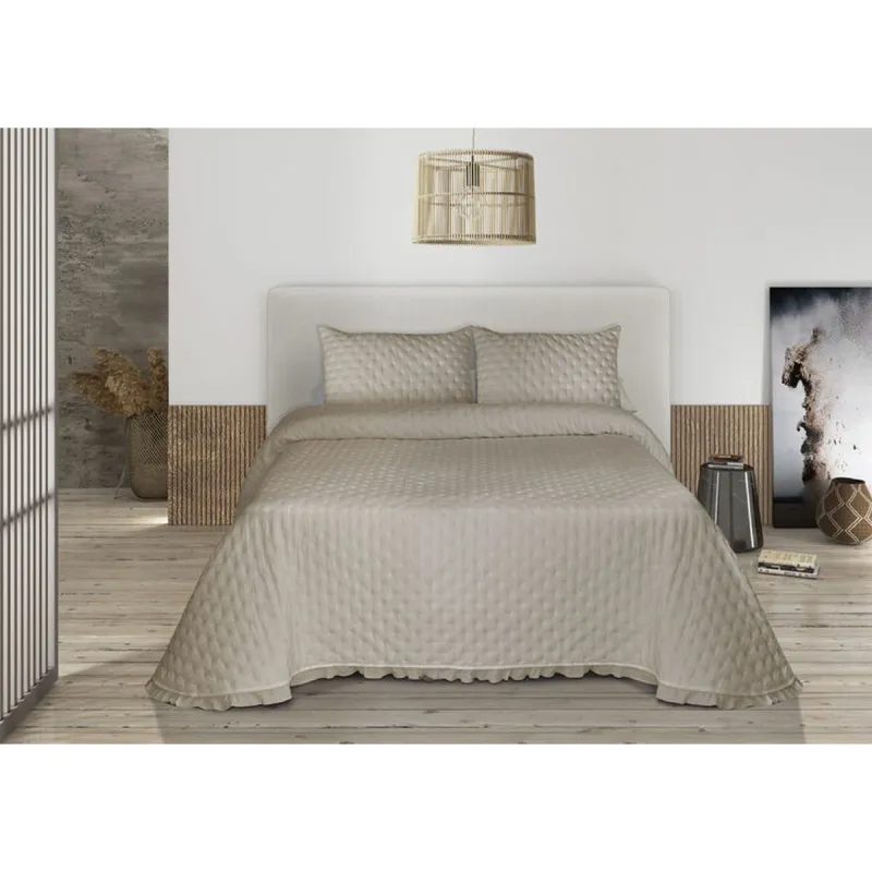 Voodikate Pierre Cardin AROA Beež Voodi 90 cm (2 Tükid, osad)