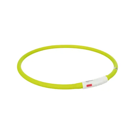 Dog collar Trixie Flash USB Green XS-XL
