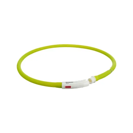 Собачий ошейник Trixie Flash USB Зеленый XS-XL