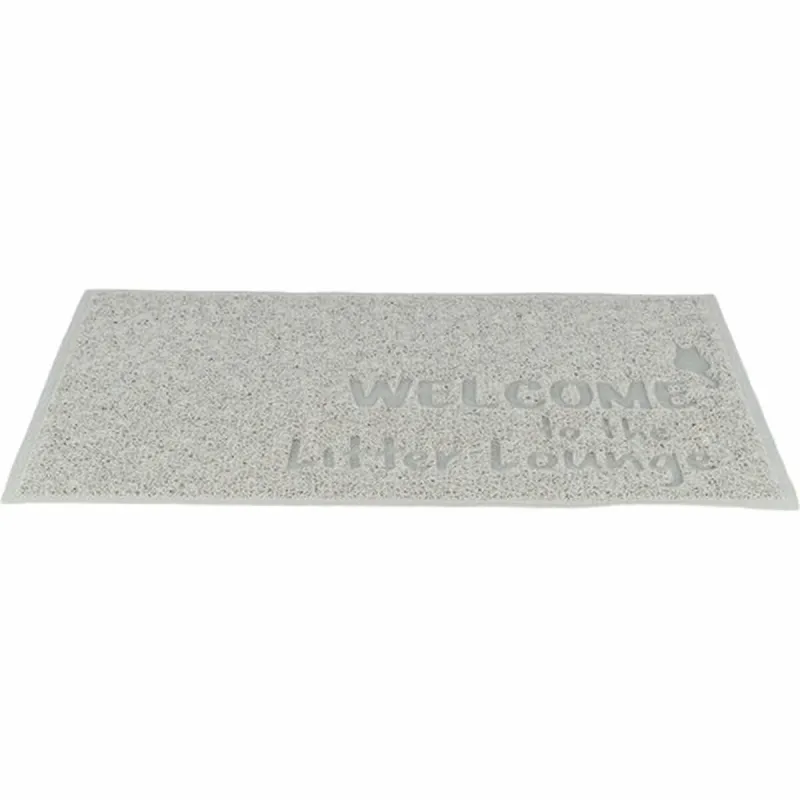 Kissan hiekkalaatikon matto Trixie Vaaleanharmaa PVC 40 x 60 cm Hiekkalaatikko