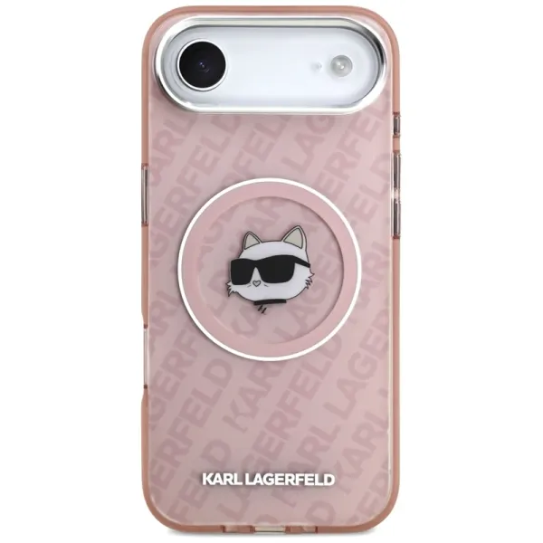 Karl Lagerfeld IML Choupette Head Logo MagSafe - Case iPhone Air (Pink)