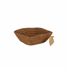 Multi-purpose basket Privilege wicker Squared 17 x 17 x 7 cm (18 Units)