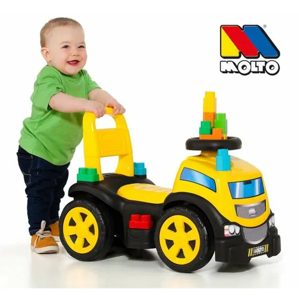 Trīsriteņi Moltó Trucks and blocks 89 cm