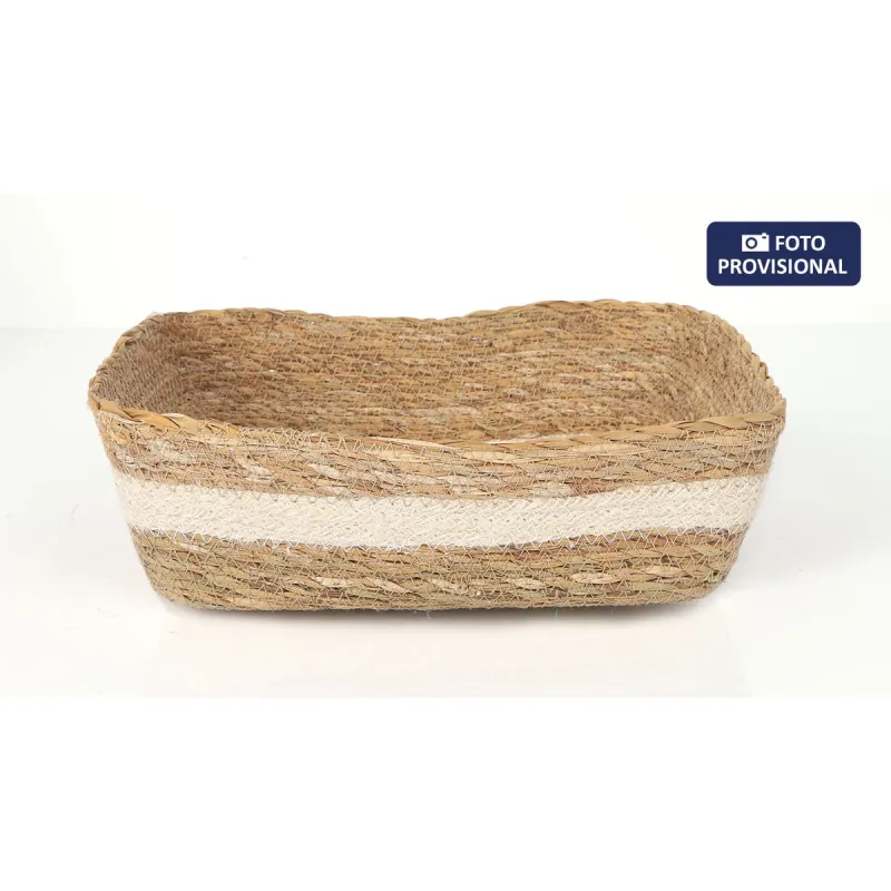 Storage Box Privilege Privilege wicker Rectangular 30 x 23 x 9 cm (8 Units)