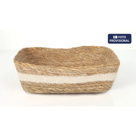 Storage Box Privilege Privilege wicker Rectangular 30 x 23 x 9 cm (8 Units)