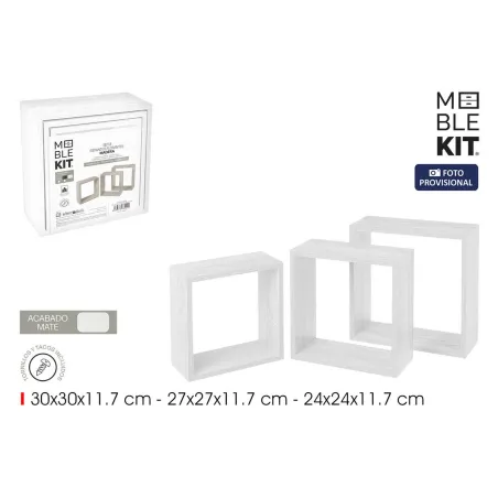 Planken MobleKit Balts 3 Daudzums (4 gb.)