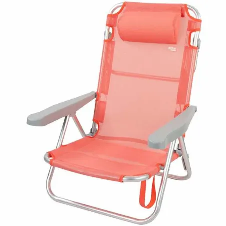 Taittuva tuoli Aktive Flamingo Pinkki 48 x 46 x 84 cm 47 x 63 x 99 cm Ranta Tyyny Säilytyskassi Lasinaluset