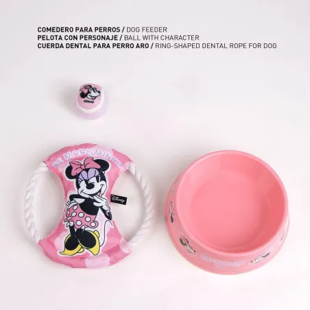 Welcome Gift Set for Dogs Minnie Mouse Rožinė 21,0 x 21,0 x 8,8 cm Šuo