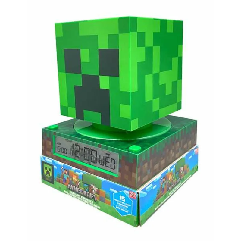Galda lampa Minecraft Zaļš