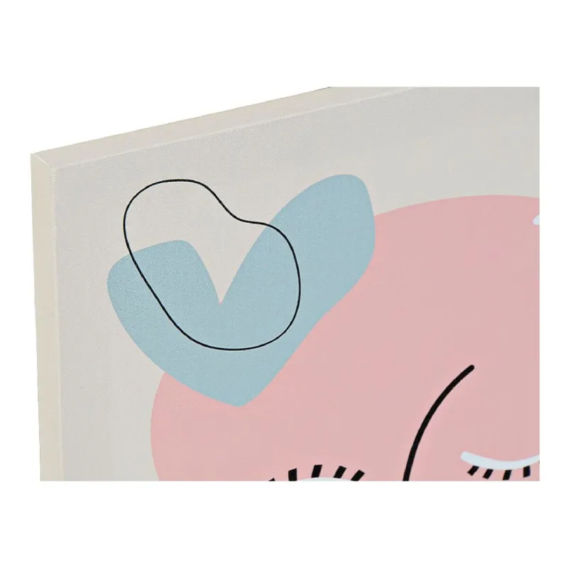 Maal DKD Home Decor Face Kangas Abstraktne (30 x 1,8 x 40 cm)