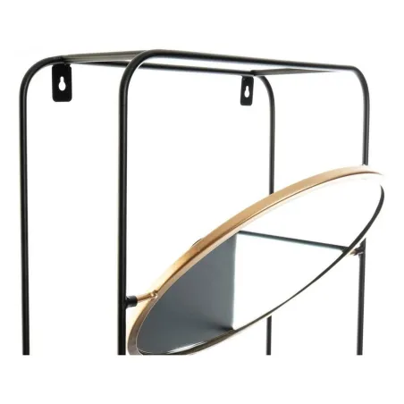 Vannitoariiul DKD Home Decor Kristall Must Metall (32 x 12 x 65 cm)