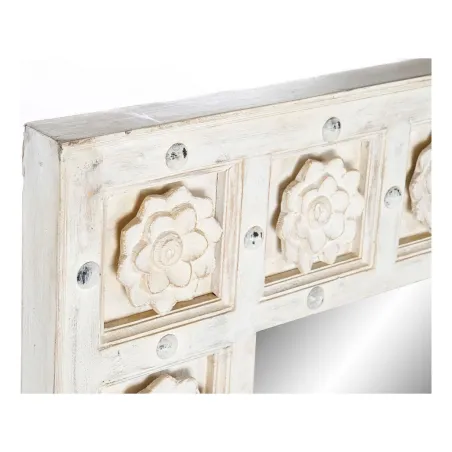 Sienas spogulis DKD Home Decor Balts Indietis Kails 93,5 x 4,7 x 120,3 cm