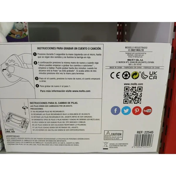 Pehmolelu Moltó Karhu Kangas