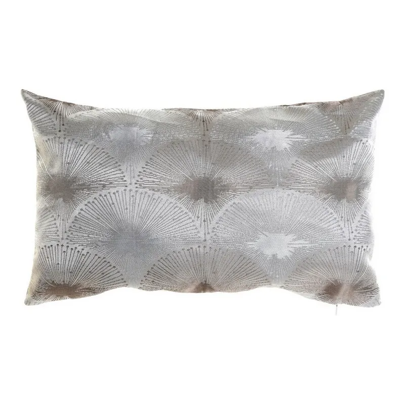 spilvens DKD Home Decor Pelēks Poliesters Alumīnijs Tradicionāls