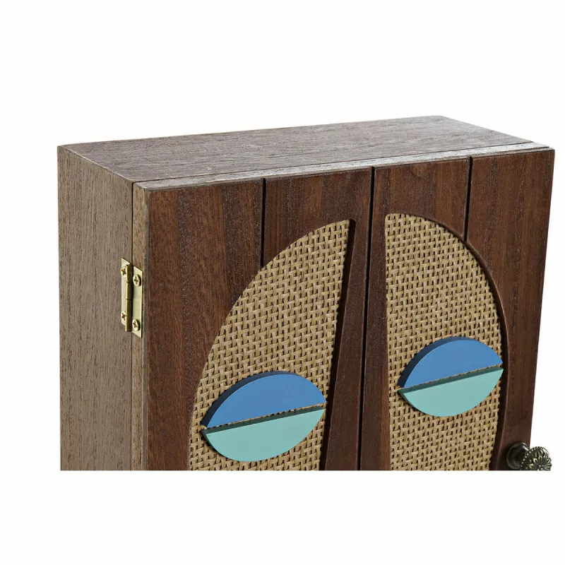 Dekoratiivne karp DKD Home Decor Kaasaegne Puit MDF (18 x 7 x 26 cm)