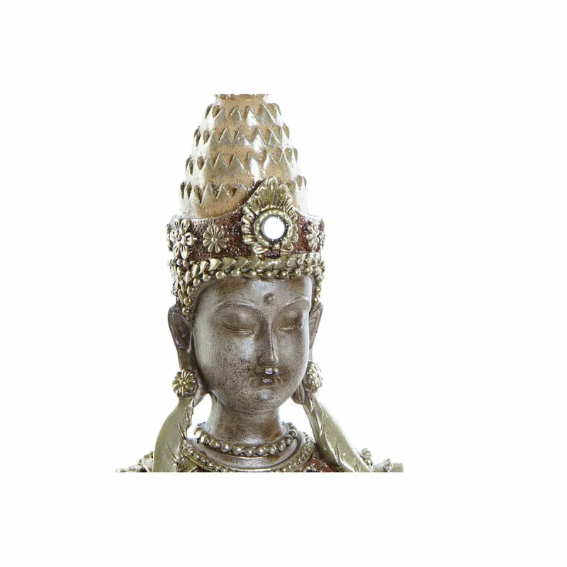 Dekoratiivkuju DKD Home Decor Kuldne Pruun Buddha Vaik (13 x 7 x 27 cm)