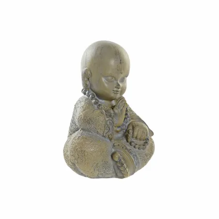 Dekoratyvinė figūrėlė DKD Home Decor Derva Šviesiai pilka Vienuolis (11 x 8.5 x 15.5 cm)