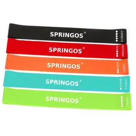 Atsparumo juostų rinkinys Springos PB0012 5 vnt 60 cm