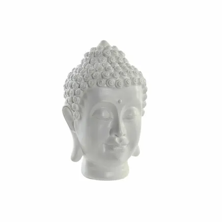 Декоративная фигура DKD Home Decor Будда Белый Смола (20 x 20 x 30 cm)