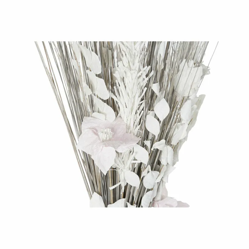 Ķekars DKD Home Decor 8424001847440 Цветы Pelēks Balts Kaltēts zieds (40 x 40 x 150 cm) (2 gb.)