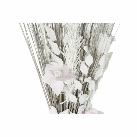 Ķekars DKD Home Decor 8424001847440 Цветы Pelēks Balts Kaltēts zieds (40 x 40 x 150 cm) (2 gb.)