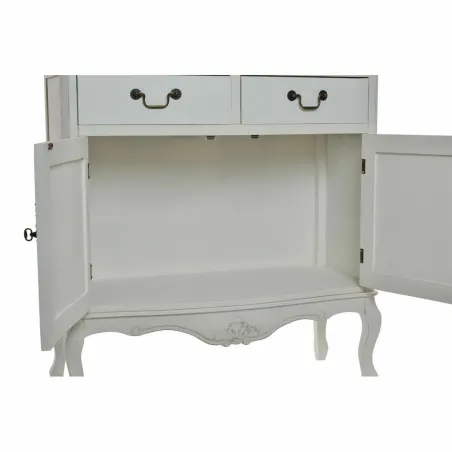 Дисплей-стенд DKD Home Decor Стеклянный Деревянный Белый (88 x 40 x 200 cm)