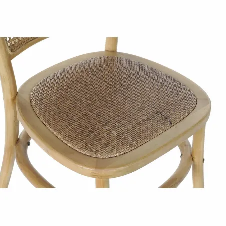 Обеденный стул DKD Home Decor Разноцветный Натуральный 48 x 45 x 85 cm 44 x 49 x 87 cm