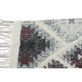 Matto DKD Home Decor Valkoinen Punainen Puuvilla (200 x 290 x 1 cm)