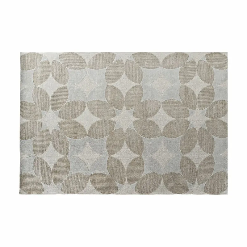 Kilimas DKD Home Decor Rusvai gelsva Poliesteris Apskritimai (160 x 230 x 0.9 cm)