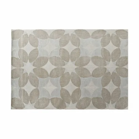 Matto DKD Home Decor Beige Polyesteri Ympyrät (160 x 230 x 0.9 cm)