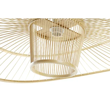 griestu gaismas DKD Home Decor Dabisks Bambuss 50 W 80 x 80 x 29 cm