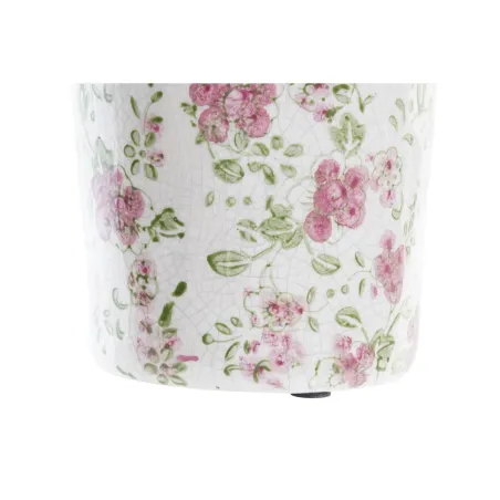 Кувшин DKD Home Decor Белый Зеленый Тёмно Бордовый Керамика Shabby Chic (14 x 14 x 25 cm)