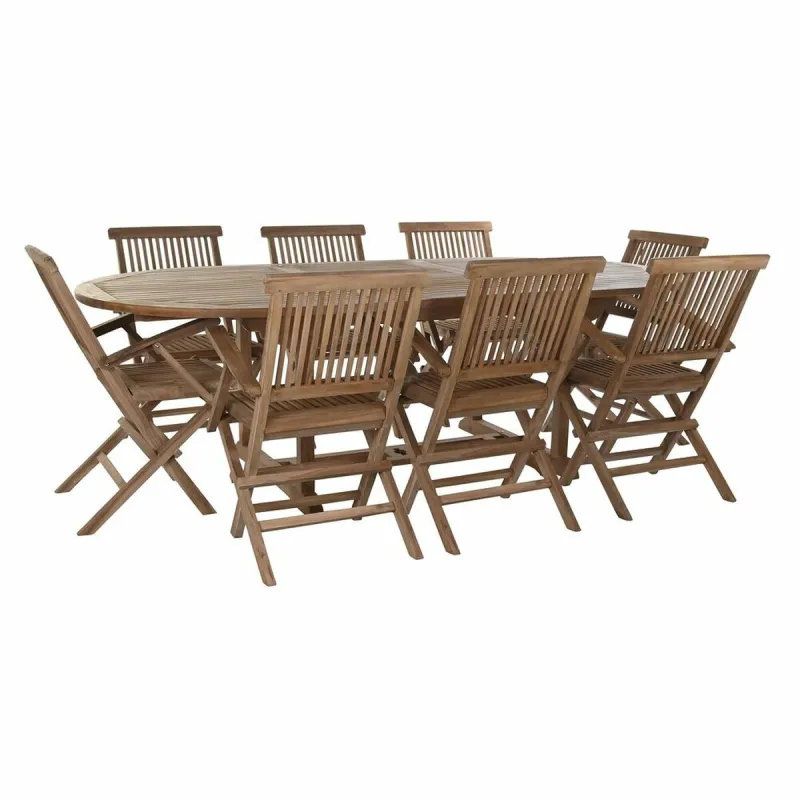 Tooliga Laua Komplekt DKD Home Decor 90 cm 180 x 120 x 75 cm